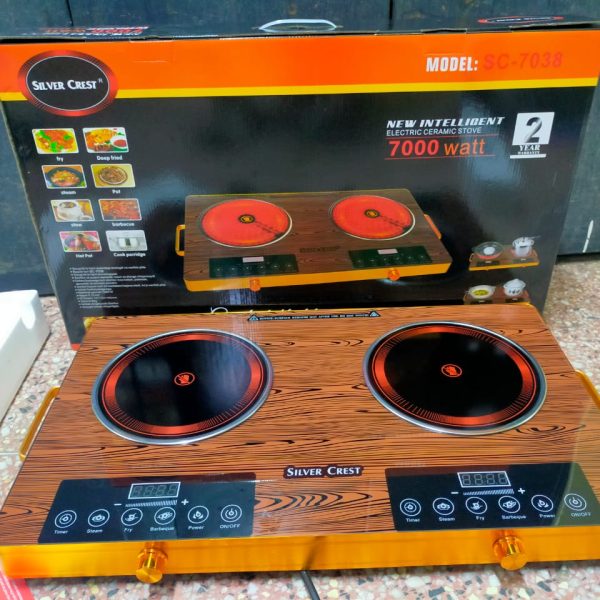 Silver crest Energy Saving Electric Induction Radiant Cooker-Double Plate