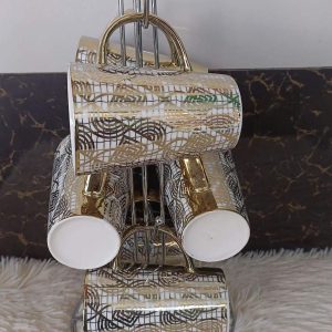 Tea sets Golden cups (6pcs)