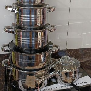 Edenberg stainless sufurias 12 pcs