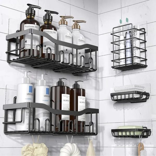Corner shower caddy